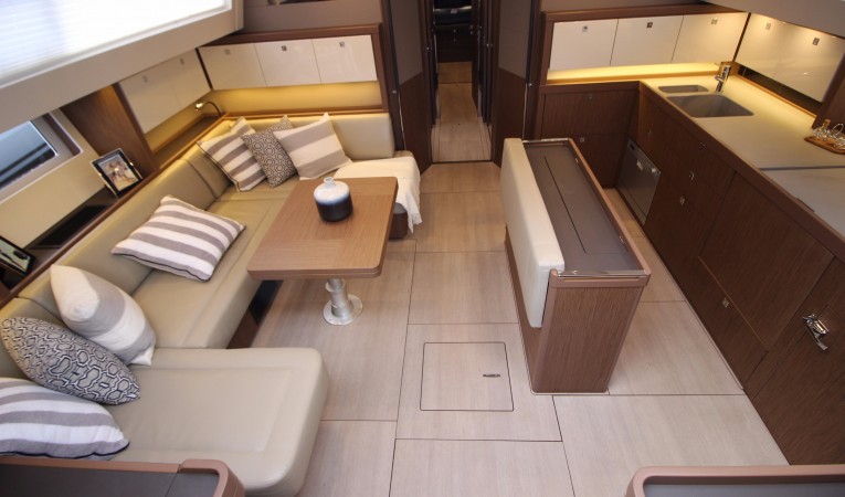 57 Beneteau Salon and Galley