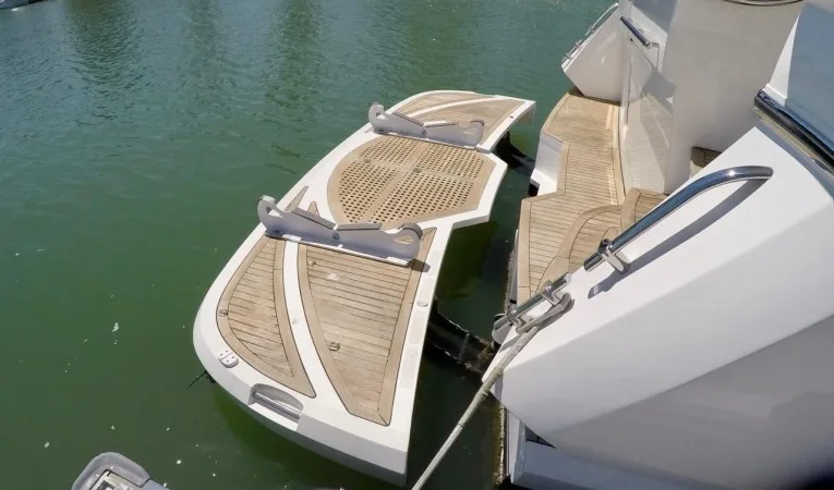 60 Pearl Hydraulic Swim Platform Open