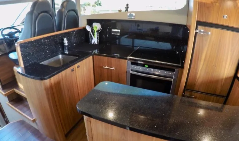 60 Pearl Galley Side View