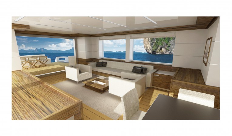 90 Cantiere delle Marche Main Salon