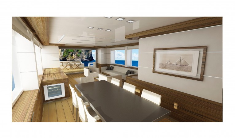 90 Cantiere delle Marche Dining