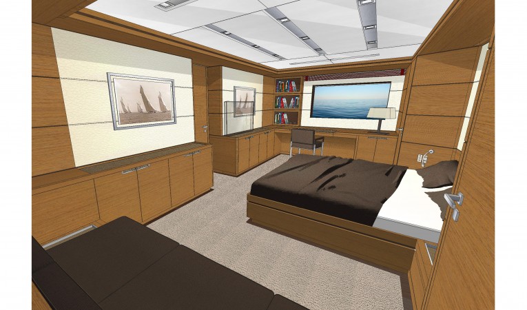 90 Cantiere delle Marche Master Stateroom