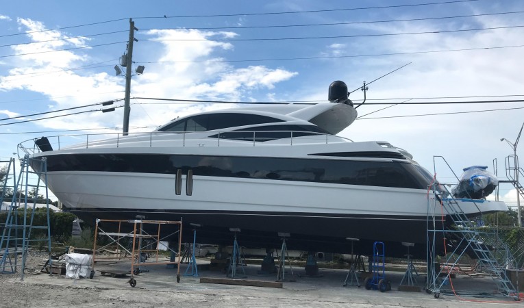 62 Pershing Fresh Annual Bottom Service 7/18