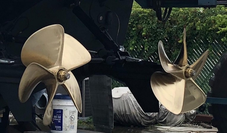 62 Pershing Freshly Tuned Five Blade Props