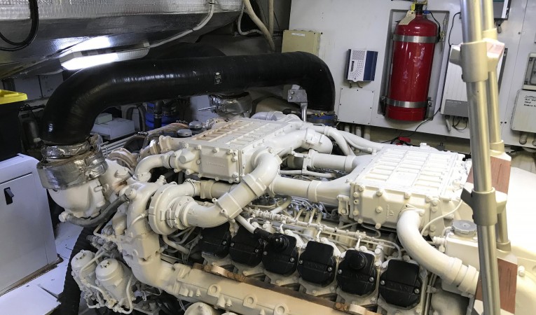 62 Pershing Port Engine