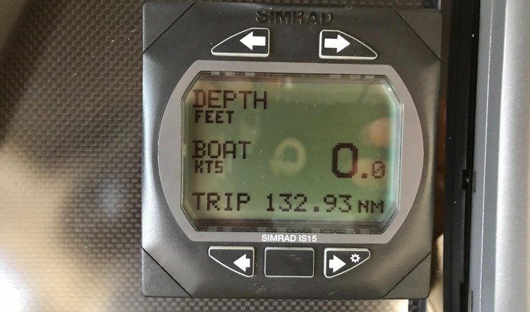 62 Pershing Simrad Depth Finder/Speed