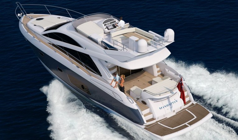 53 Sunseeker Manufacturer Provided Image: Sunseeker Mahattan 53 Exterior Running Shot