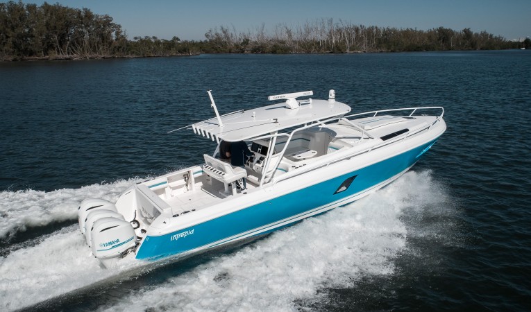 40 Intrepid Port Bow