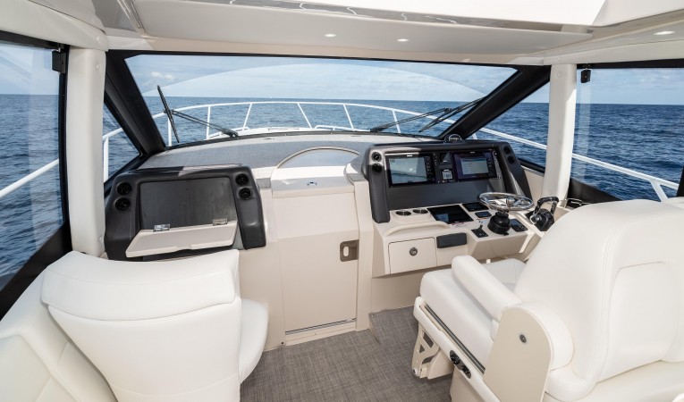 41 Intrepid Helm Deck Forward