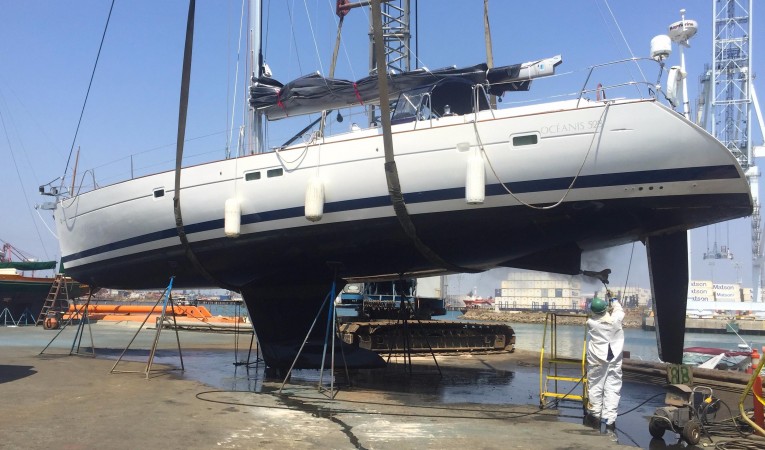 52 Beneteau Last Haul Out August 2016