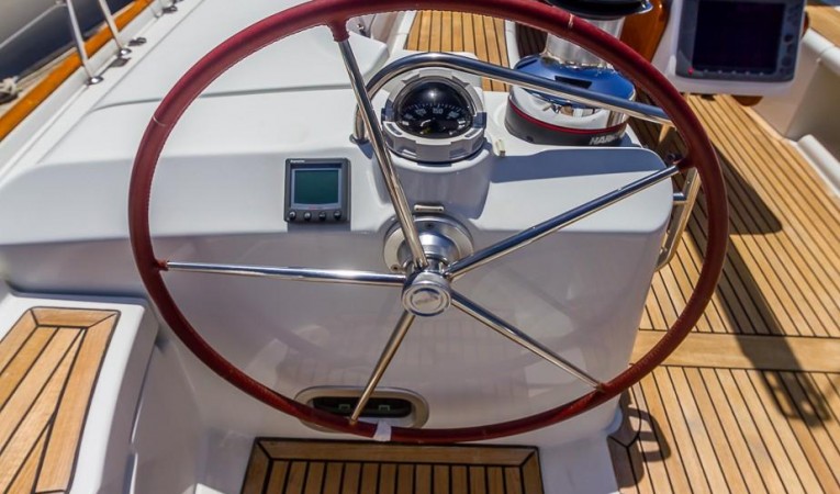 52 Beneteau Port Helm Detail