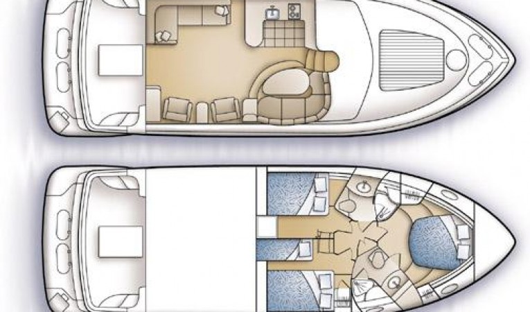 46 Carver Manufacturer Provided Image: Layout