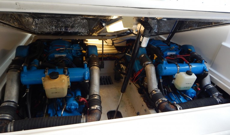 29 Tiara Engine Room