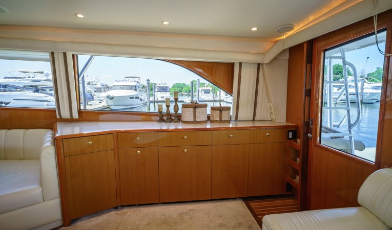 61 Viking Starboard Salon Very clean