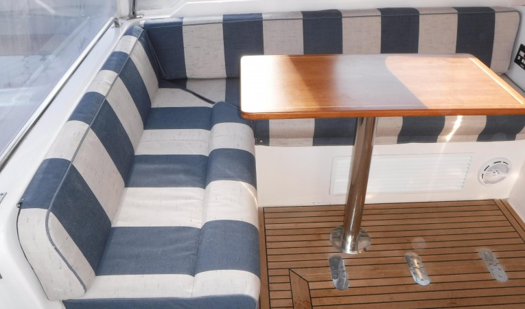 38 Grand Banks New Sunbrella Upholstry