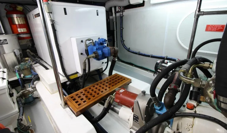 55 Selene Engine room