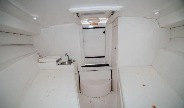 32 Intrepid Cuddy Facing Aft