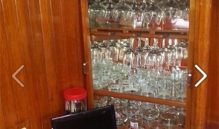46 Spindrift Glass cabinet