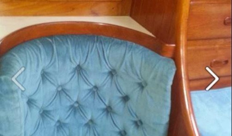 46 Spindrift Aft cabin seat