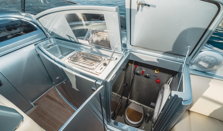 44 Riva Grill, Sink, and Crew Quarters Entrance