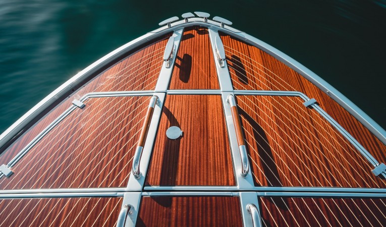 44 Riva Mahogany Foredeck