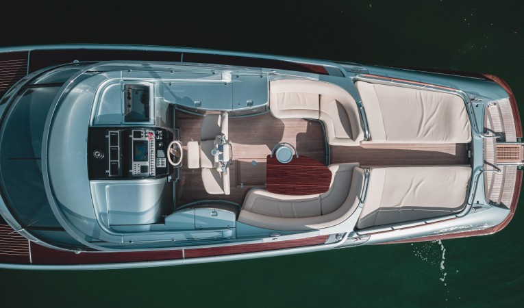 44 Riva Cockpit Overhead