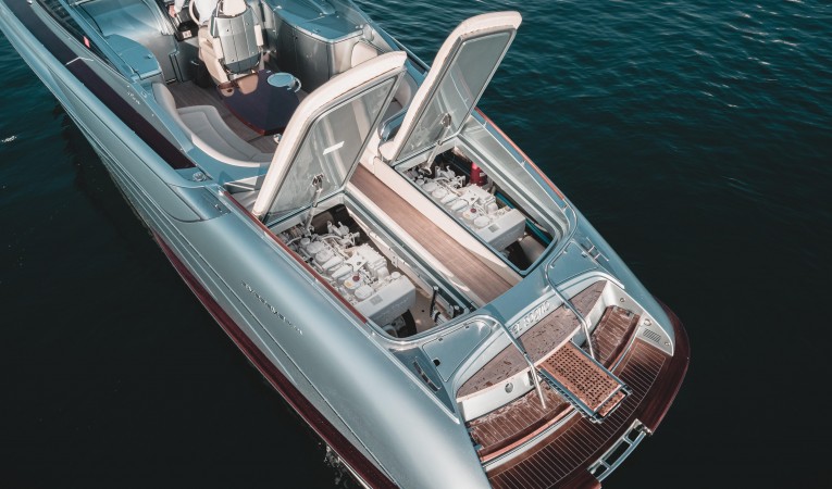 44 Riva Engine Room 1