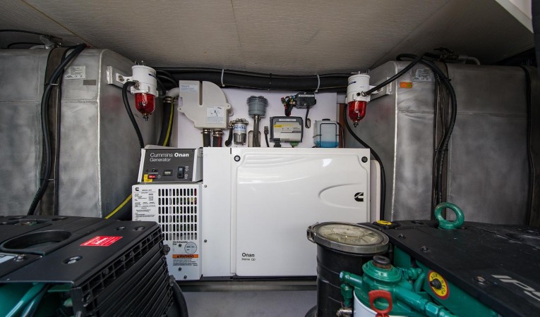 50 Beneteau Engine Room
