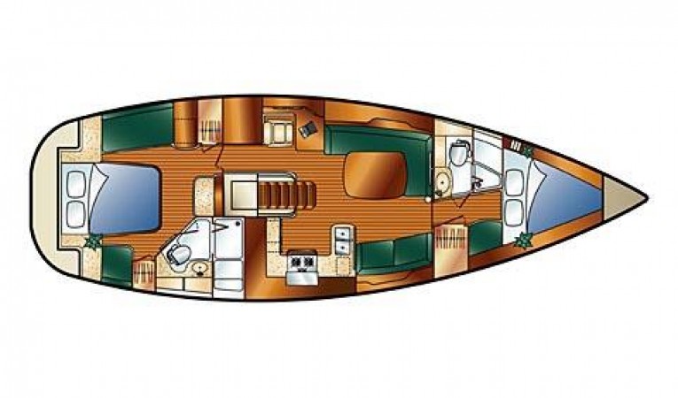 45 Hunter 2006 Hunter 45 Center Cockpit