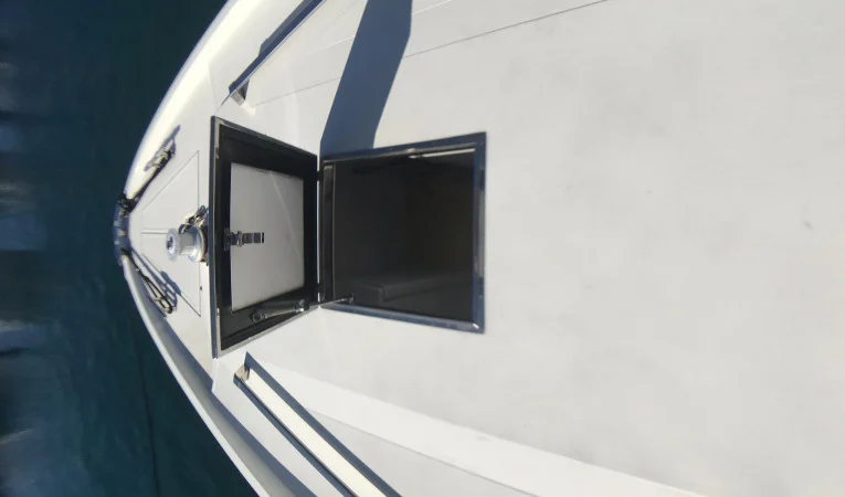 60 Baia Bow access to Crew Quarters