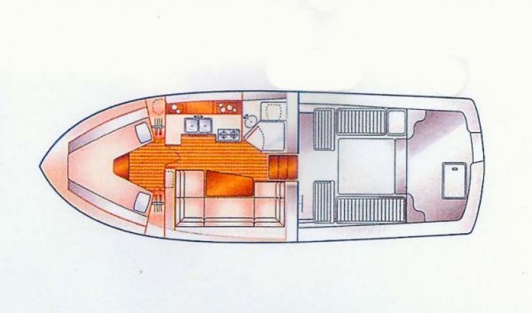 34 Mainship Layout