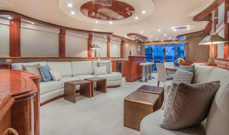 108 Viking Sport Cruisers Salon View Aft