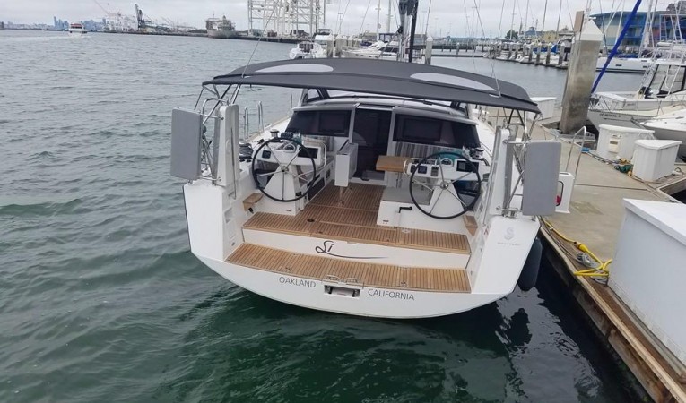 50 Beneteau Swimming Platform.