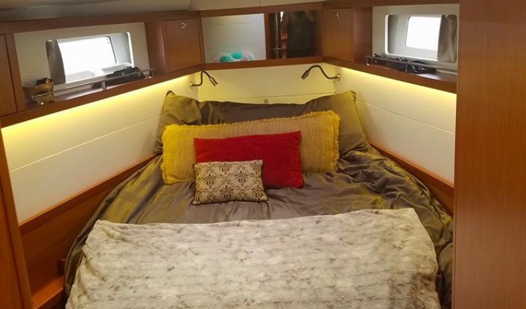 50 Beneteau Double Bed.