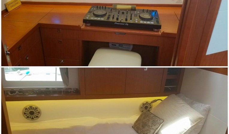 50 Beneteau Office can be cnverted in a single berth.