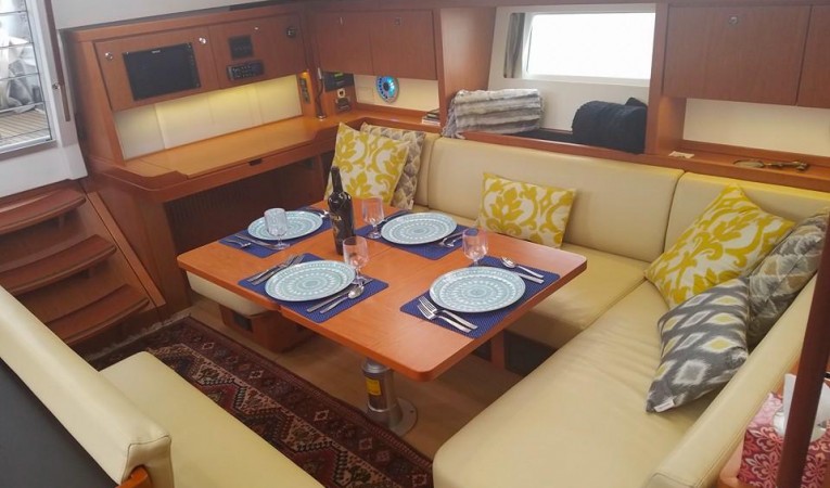 50 Beneteau Salon Table.