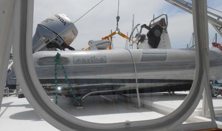 42 Lien Hwa Dinghy on upper deck