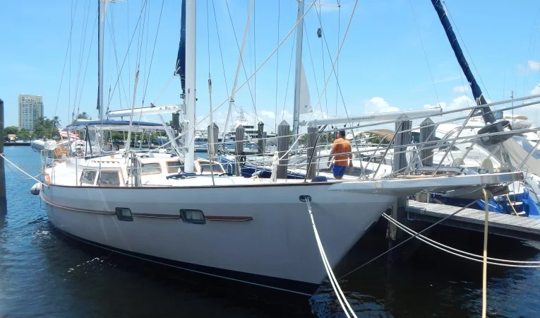 52 Irwin at the dock -starbd side