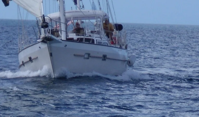 52 Irwin Forward view - sailing
