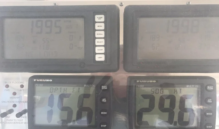 60 Bertram Engine RPM and Cruising Speed