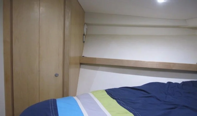 60 Bertram VIP Stateroom Port Closet