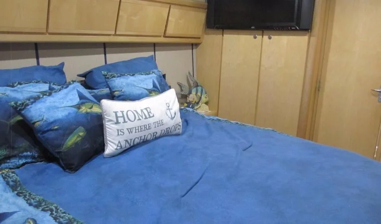 60 Bertram Master Stateroom TV