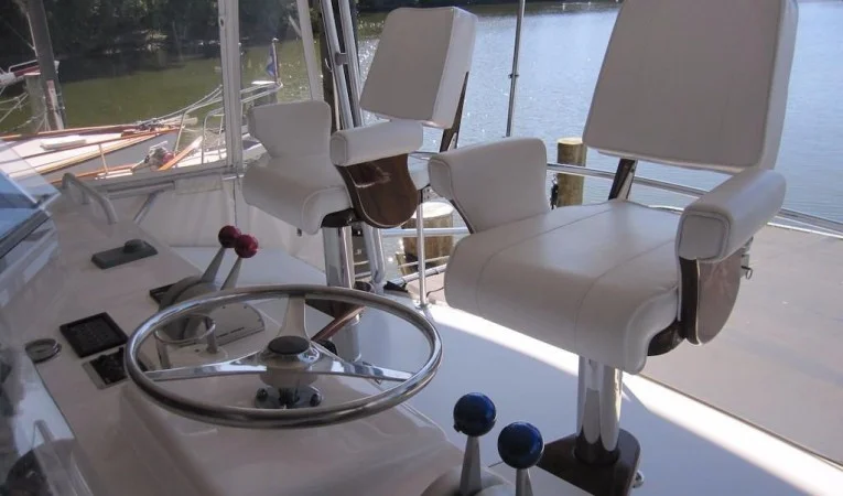 60 Bertram Flybridge Helm Chairs