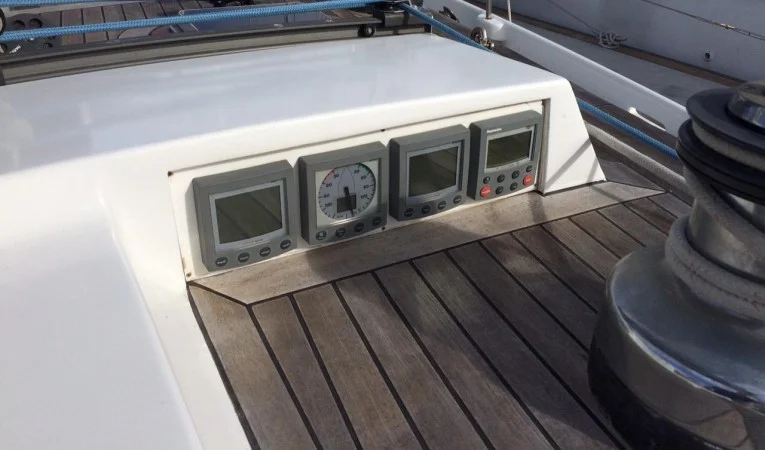 64 Custom Schooner Helm Instrumentation