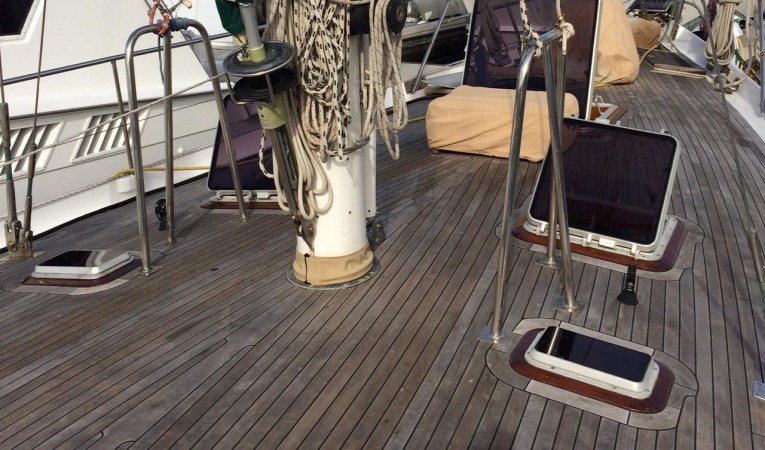 64 Custom Schooner Main Staysail