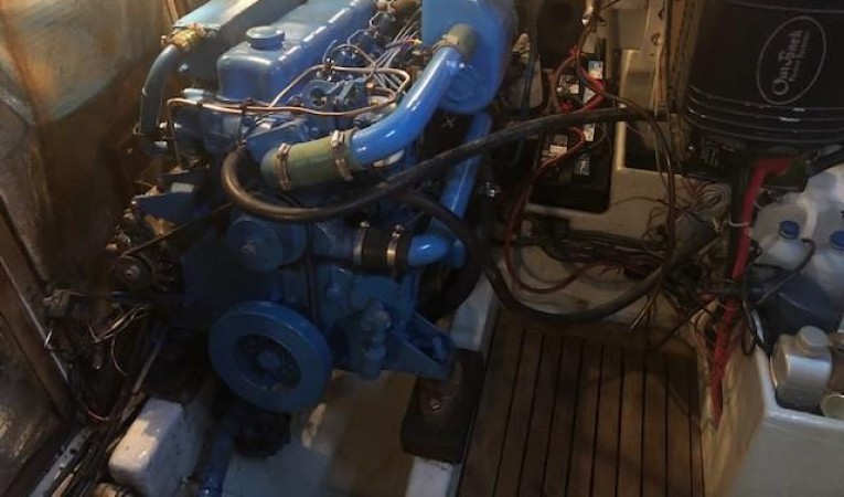 64 Custom Schooner Main Rebuilt Engine