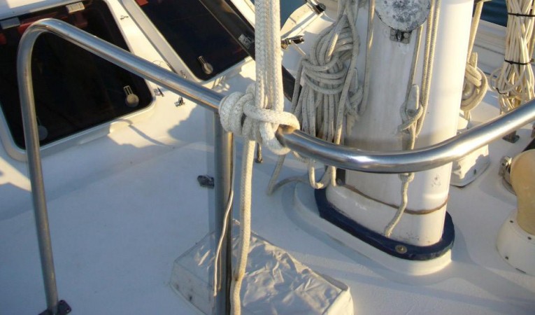 68 Irwin mast at deck level