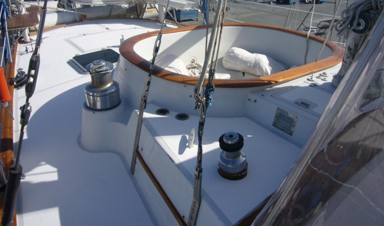 68 Irwin aft deck painted