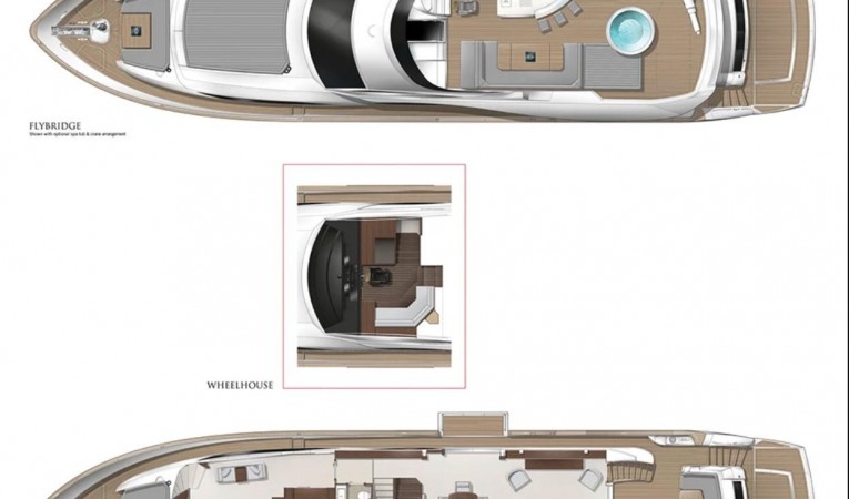 95 Sunseeker 5 Stateroom layout