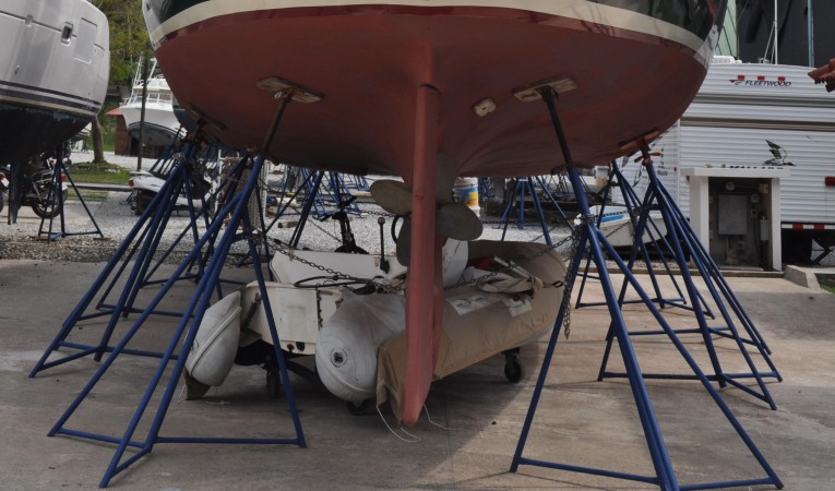 60 Maple Leaf out of water-2